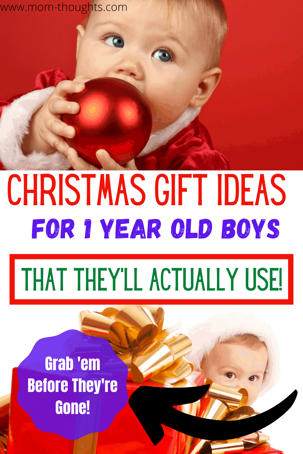 Ultimate Gift Guide For 1 year Old Boys - Mom-Thoughts