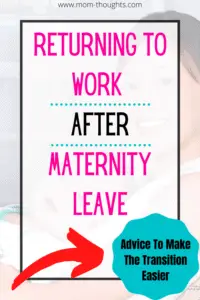 Returning to work after maternity leave | going back to work after baby | going back to work after baby depression | gifts for moms returning to work after maternity leave