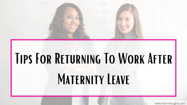 Returning to work after maternity leave | going back to work after baby | going back to work after baby depression | gifts for moms returning to work after maternity leave