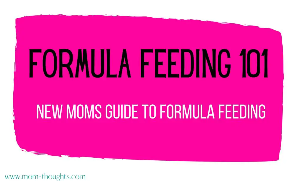 Formula feeding tips for new moms. Including the benefits of formula feeding, common questions, and must have items for formula feeding!