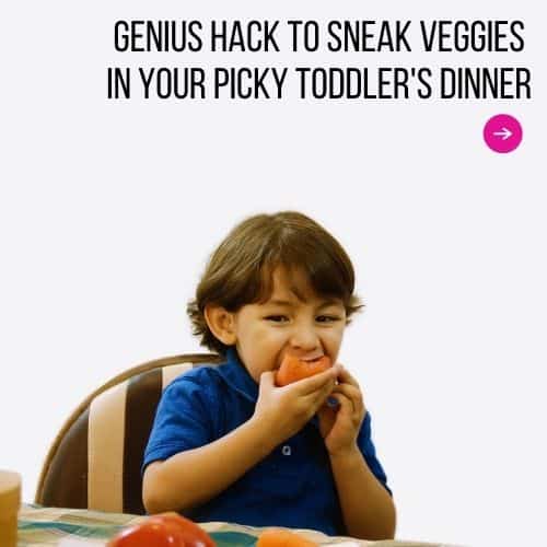 how to sneak vegetables in your toddlers dinner