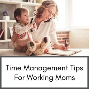 These time management tips for working moms includes a free time blocking template to help busy moms manage time