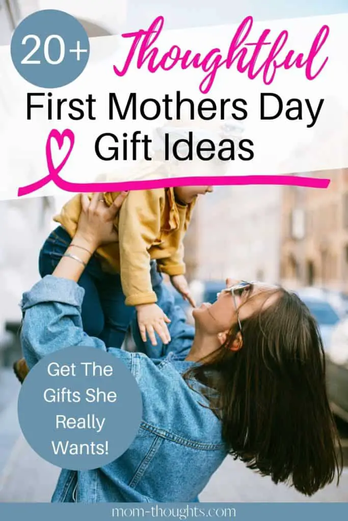 This post has the BEST First Mothers Day gift ideas to make mom feel special! It includes gifts for moms that she will actually want, and that will help her day to day. So if you're wondering what to get a new mom for mothers day, check this post out.