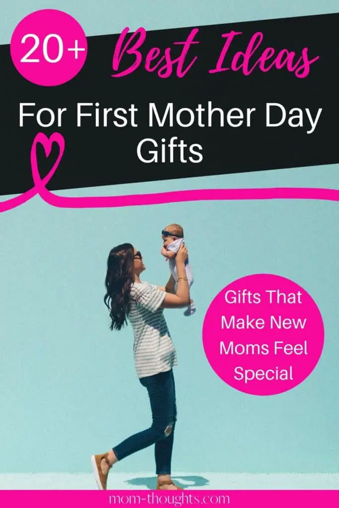 This post has the BEST First Mothers Day gift ideas to make mom feel special! It includes gifts for moms that she will actually want, and that will help her day to day. So if you're wondering what to get a new mom for mothers day, check this post out.