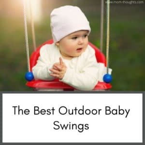 Outdoor baby swings. This site has great tips for new moms