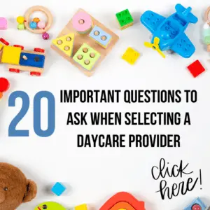 how to pick a daycare provider