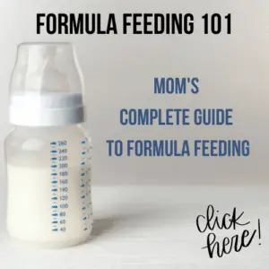 formula feeding baby