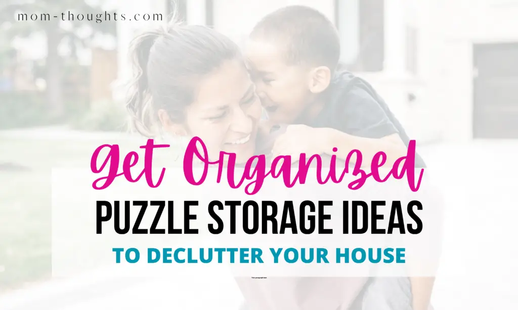 puzzle storage ideas