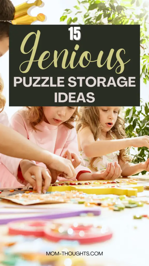 puzzle storage ideas
