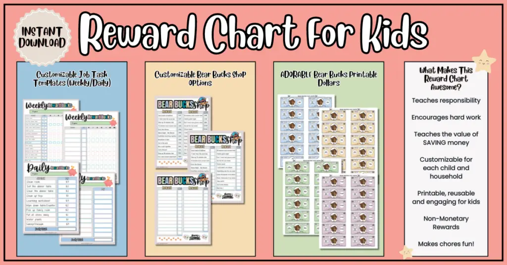 reward chart for kids