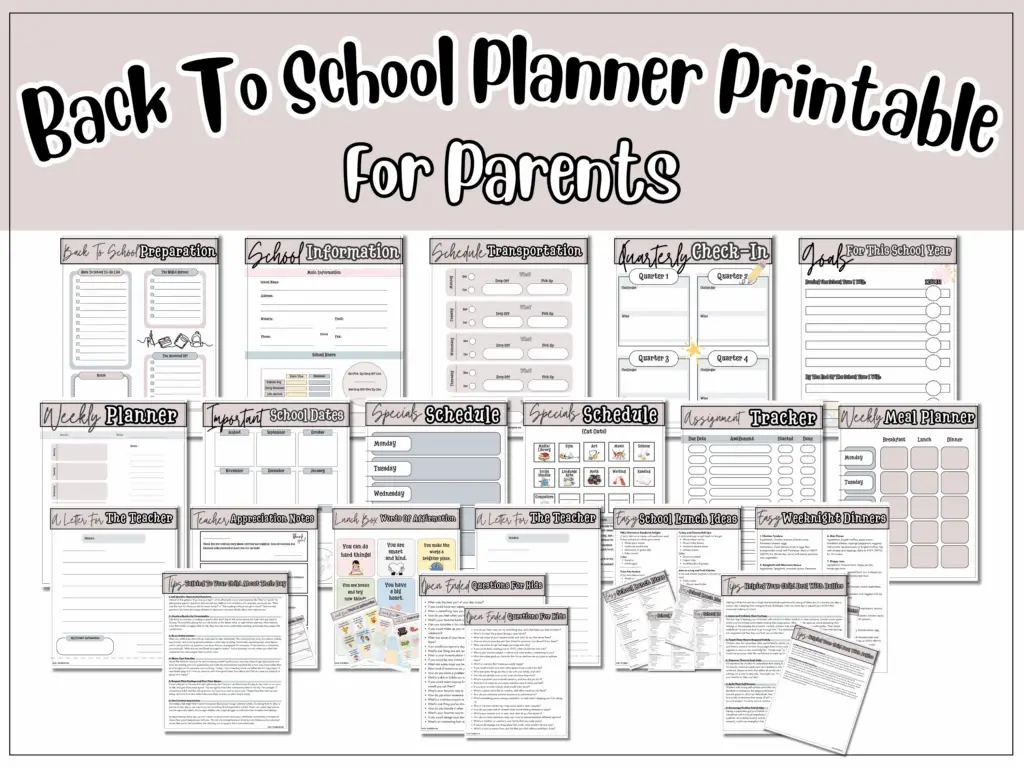 back to school organization tips