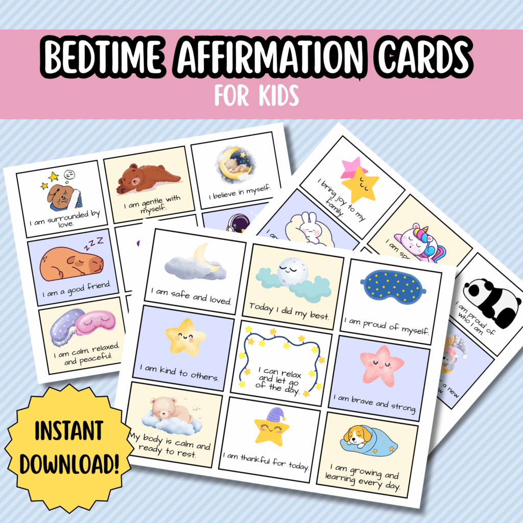 bedtime affirmations for kids