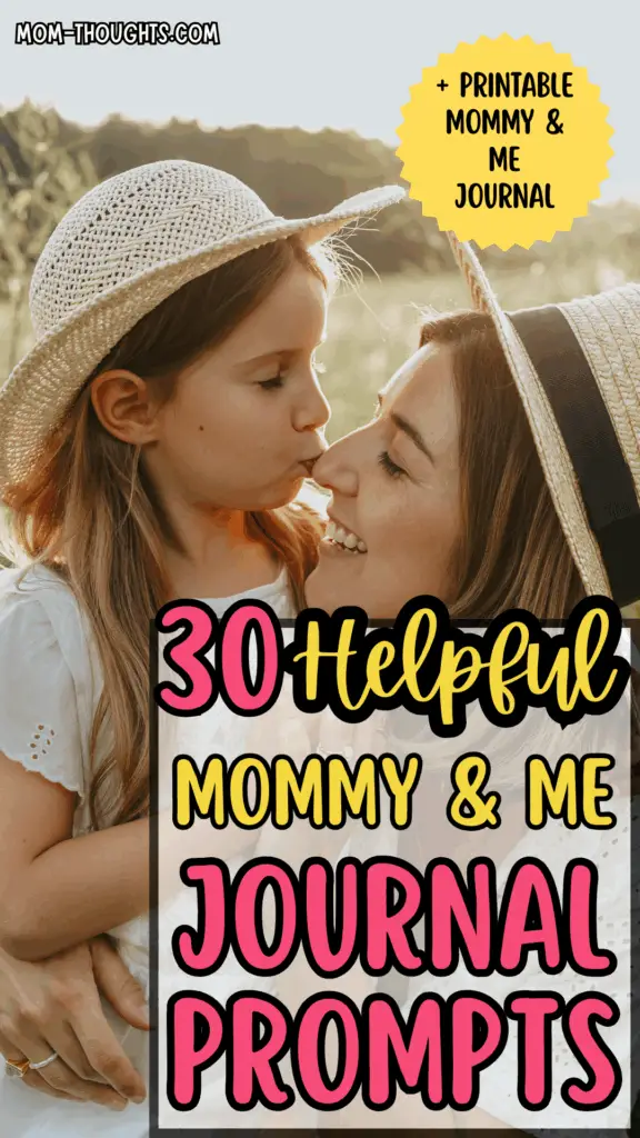 mommy and me journal prompts