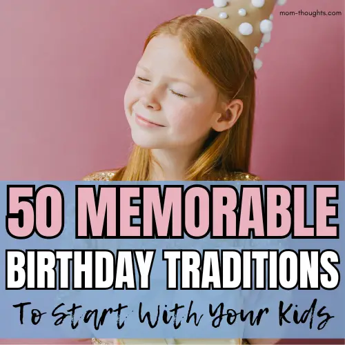 birthday traditions for kids