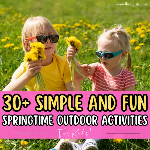 springtime outdoor activities for kids